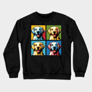 Golden Retriever Pop Art - Dog Lover Gifts Crewneck Sweatshirt